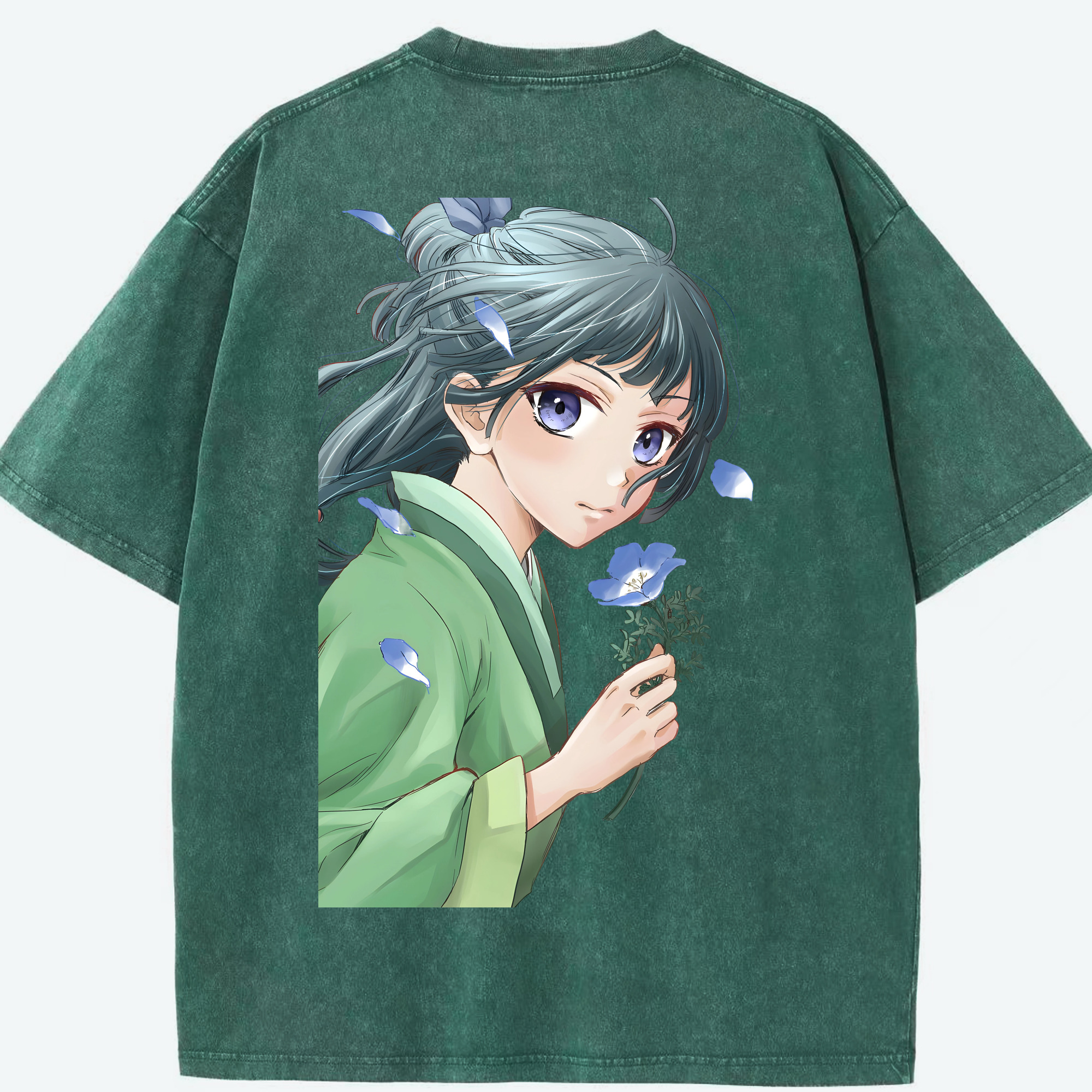 （画像用） 薬屋のひとりごと The Apothecary Diaries 綿100% ヴィンテージ風 半袖Tシャツ（背面プリント）